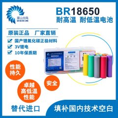 BR18650 锂氟化碳一次性圆柱电池 -40℃耐低温